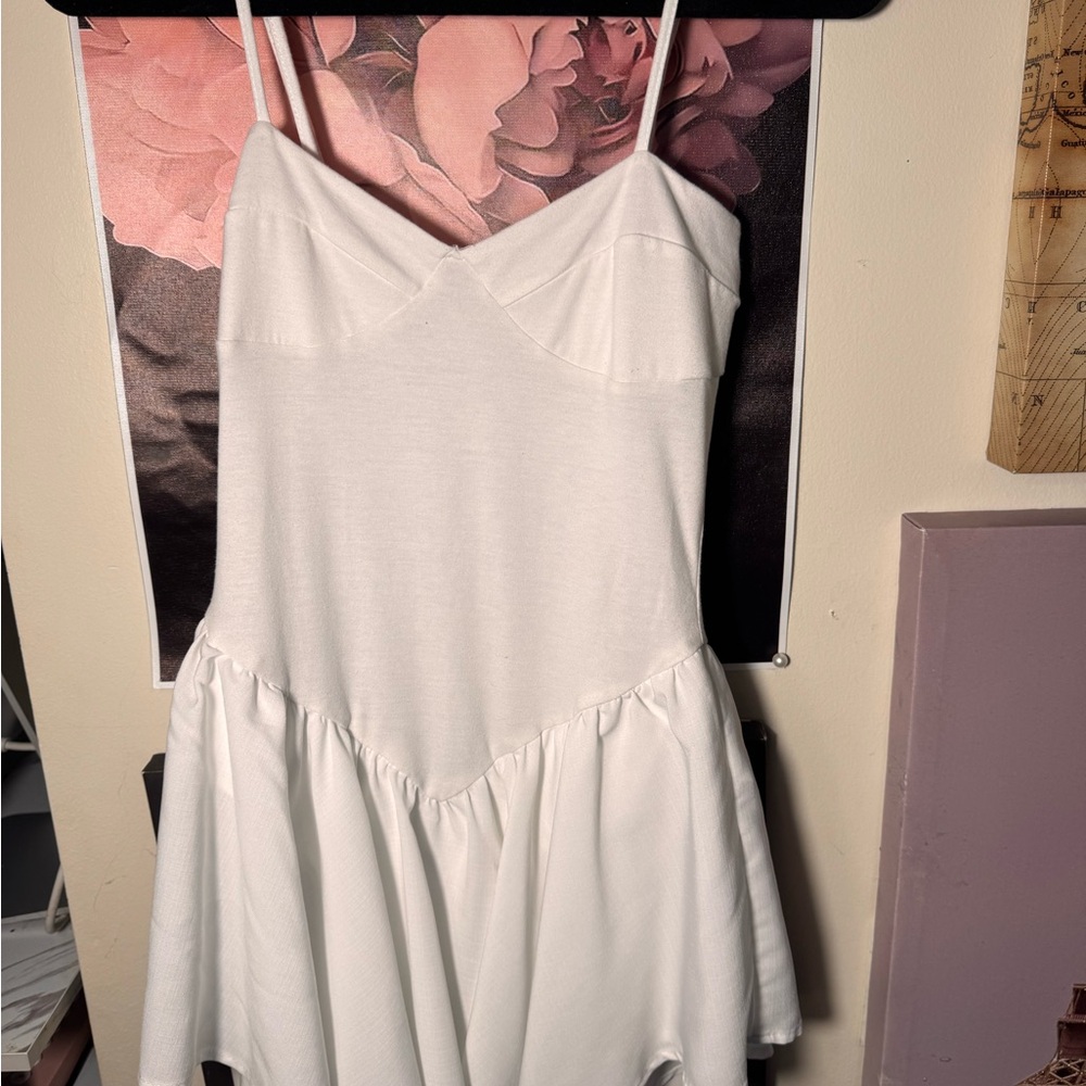 White Spaghetti Strap Dress
